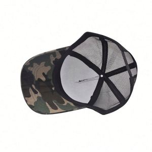 2024 New Trendy Multi-Color Cotton Mesh Trucker <b>Hat</b> Sporty Leopard Custom Logo Embroidery Breathable Two-Tone Blank Baseball <b>Hat</b> - Product Image 5