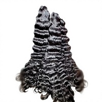 Lot de Cheveux Vierges à Cuticules Intactes, Ondulés Profonds, Cheveux Humains Non Traités, Cheveux Vierges de Malaisie, Fournisseur en Gros de Cheveux Vierges