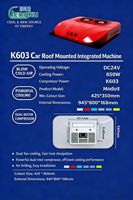 Kit de thermostat de climatisation automatique Lengku K603, double ventilateur, 2400W de refroidissement, 850W de puissance, rénovation/mise à niveau universelle 12V, camion, voiture, sous le tableau de bord, R134A
