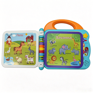 Libro de 108 Palabras Learning Friends de AJB Toys, Venta Directa de Fábrica, STEM, Inglés, Libro Interactivo <span class=keywords><strong>para</strong></span> <span class=keywords><strong>Aprender</strong></span> Palabras - Product Image 4
