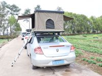 Tente de toit pour voiture, sur mesure, double, pour les voyages en voiture, SUV, lit de toit, tente de camping sur toit rigide importée