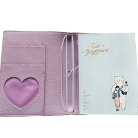Nouveau design de couverture de carnet en cuir PU, couverture de carnet A5 A6, journal, planificateur pour le bureau