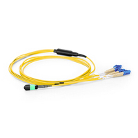 Cable de Fibra Óptica MPO de 2.0mm OS2 G657A1 G657A2 OM3 OM4 de 8/12/24 Núcleos (1M-50M) Modelo MTP/MPO FTTH Marca OEM con 1 Año de Garantía
