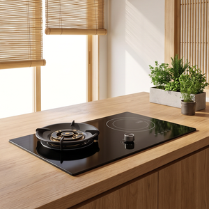 <span class=keywords><strong>Piano</strong></span> <span class=keywords><strong>Cottura</strong></span> Combinato Gas ed Elettrico a 2 Fuochi per Cucine Europee, Vendita all'Ingrosso - Product Image 1