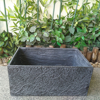 Pots de fleurs en fibre de verre et céramique GENO, design minimaliste, durables, vente en gros, décorations végétales pour jardin