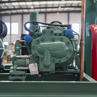Unité de réfrigération semi-hermétique à compresseur unique HSN pour grands entrepôts frigorifiques -25°C/-35°C/-50°C