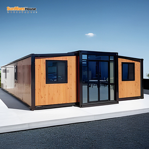 Casa Contenedor Prefabricada Expandible, Multiespecífica, Resistente a Terremotos e Impermeable, Diseño Mediterráneo, Garantía <span class=keywords><strong>de</strong></span> 5 Años para Hotel, Hogar u Oficina - Product Image 1