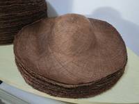 ND443 Parisisol Corps de chapeau en paille de parasisal non fini à large bord