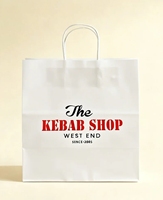 Sacs shopping en papier kraft personnalisés avec logo, recyclables, pour vêtements, cosmétiques, emballage de détail, OEM ODM, vente en gros d'usine