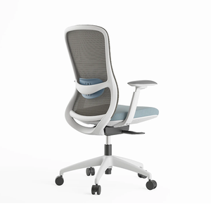 Chaise de bureau ergonomique à dossier haut avec appui-tête et soutien lombaire réglable pour les chaises de personnel - Product Image 5