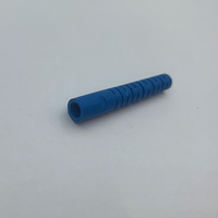 Manchon de protection pour connecteur fibre optique LC, longueur 35 mm, diamètre intérieur 3,8 mm, robuste, avec décompression longue, à sertir, monomode simplex