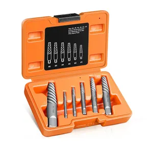 6 Stuks Beschadigde Schroef Extractor Set Beschadigd & Gestripte Schroef Extractor Remover Tool, Gemakkelijk Uit Bout Extractor Set