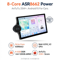 Système Multimédia Automobile SL32 10 pouces avec Écran Tactile IPS, Android 15, DSP, RGB, Bluetooth, Radio FM, CarPlay et Navigateur GPS