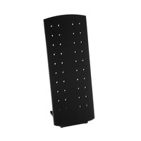 Shinglamdisplay — présentoir de bijoux en acrylique noir, présentoir pour boucles d'oreilles, Perspex, organisateur de maquillage