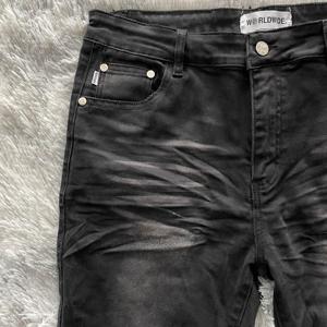 DENIMGUYS hommes Vintage maigre pantalon évasé haute rue décontracté empilé maigre Bootcut Denim <span class=keywords><strong>jean</strong></span> pantalon hommes - Product Image 4