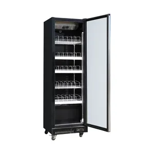 High Quality Auto Defrost Single Glass Door Cold Soft Drink Refrigerator Showcase/cabinet/supermarket Upright Beverage Display