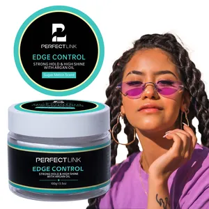 Perfectlink סיטונאי להחזיק חזק ברק הגבוה עם Argan שמן סטיילינג ג 'ל שיער שעווה לאורך זמן קצה בקרת שיער משחה