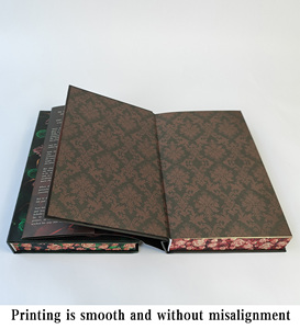 Impression de <span class=keywords><strong>livres</strong></span> de fiction <span class=keywords><strong>à</strong></span> couverture rigide avec bords pulvérisés personnalisés, estampage <span class=keywords><strong>à</strong></span> chaud or rose et finition spéciale de luxe - Product Image 2