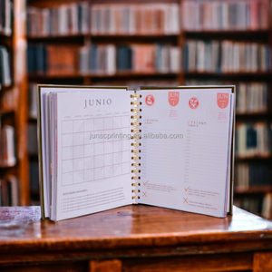 Cuaderno Espiral de Tapa Dura Rosa, Superventas, Personalizable con Impresión, A5, para Biblias, Arte, Diario, Semanal - Product Image 4