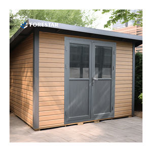 Série M Économique Facile à installer Résistant aux intempéries Cour et <span class=keywords><strong>jardin</strong></span> Bois <span class=keywords><strong>Plastique</strong></span> Composite Maison Cabanon Petites Maisons - Product Image 1