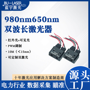 JAP9850-008 Laser Module 980nm 650nm Dual Wavelength Infrared Scanning Head For Energy Meters - Product Image 2