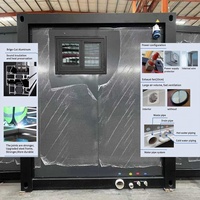 Cabina Prefabricada de 20 pies/40 pies con Fuente de Alimentación Independiente para Estación de Bombeo de Agua en Campo Remoto e Irrigación Agrícola