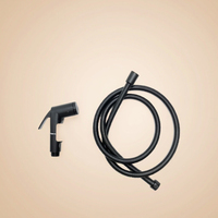 Ensemble de pulvérisateur de bidet portatif en ABS avec tuyau flexible, solution d'hygiène pour la salle de bain, fabrication OEM ODM, fournisseur d'usine