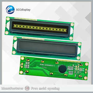 내구성 COB 모듈 JXD1601A-1 <span class=keywords><strong>16X1</strong></span> 대형 문자 디스플레이 화면 네거티브 16*1 러시아어 문자 LCM 디스플레이 노란색 DFSTN <span class=keywords><strong>LCD</strong></span> - Product Image 6