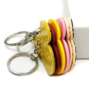 Hot Sale Mexican Style Pvc Rubber Keychain Cute Mickey Head <b>Pendant</b> Animation Advertising Gift Bag Accessories Doll Keyrings - Product Image 4