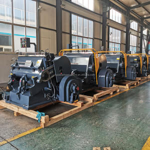 Boîte de papier en carton à pizza pour avion électrique manuel ML-1100 semi-automatique à faible coût petite presse machine de découpe et de rainage - Product Image 2