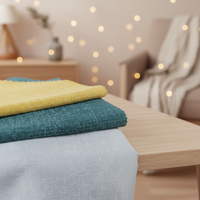 Tissu occultant en polyester de la série Galaxy, nouveau produit, pour le salon