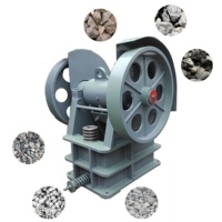Concasseur à mâchoires de type pneumatique PE 150x250, capacité 1-4t/h, alimentation 130mm, concasseur mobile pour la préparation d'échantillons en laboratoire