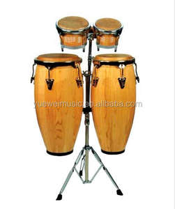 Popular juego de batería de madera Bongo y Conga/instrumento de percusión hecho en China - Product Image 3