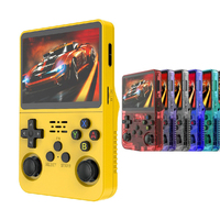 Promotion Usine Console de Jeu Portable R36s, RK3326 Quad Core, Écran IPS 3.5 Pouces, 1 Go RAM + 64 Go/128 Go, Boîtier de Lecteur de Jeux Rétro