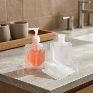 Set di bustina con beccuccio 3 pezzi per borsa da toilette comodi essenziali da viaggio - Product Image 2