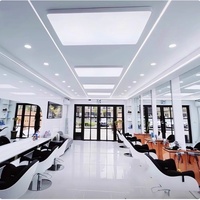 Plafonnier LED sans ombre spécialisé pour salons de coiffure, salons de barbier, salles de diffusion en direct - Éclairage intérieur super lumineux