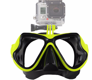 Gafas de buceo de vidrio templado subacuático, máscara de natación, gafas de buceo con soporte para cámara - Product Image 2