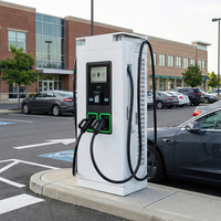 Chargeur rapide pour véhicules électriques EVEGO DC 160 kW avec interfaces CCS1/CCS2/GBT/CHAdeMO/Tesla, nouvelle station de charge commerciale haute puissance avec entrée 480 V