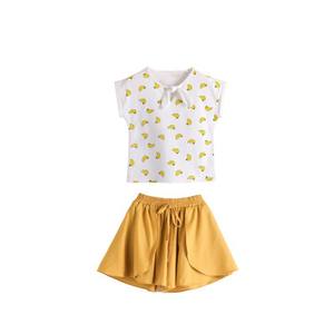 Ropa Infantil al por Mayor, Conjunto de Ropa para Niñas, Diseño de Pantalón y Camisa de Verano, Estilo Coreano a la Moda - Product Image 1