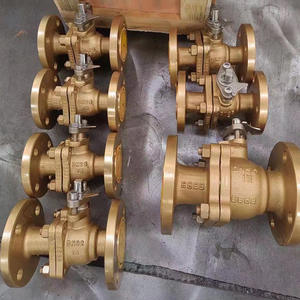 วาล์วบอลแบบมีหน้าแปลน นิกเกิล-อะลูมิเนียม บรอนซ์ มาตรฐานอเมริกัน มาตรฐานญี่ปุ่น มาตรฐานเยอรมัน C95800 รุ่น Q41Y-16T - Product Image 5