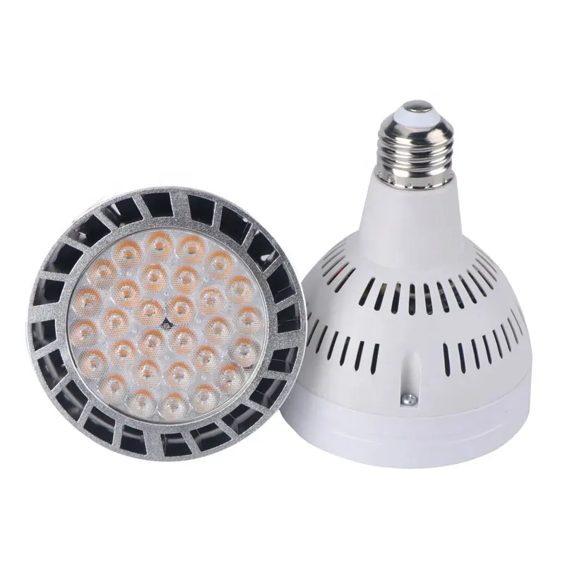 Lámpara LED PAR30, 25W, 35w, 60W, PAR38, 7500k, 110V, E26, E27, PAR38