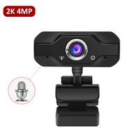 Cámara Web LED HD 2K 4K 1440P 1080P para PC de Escritorio y Portátil USB 2560 1440P, Android TV Box, Más Vendida