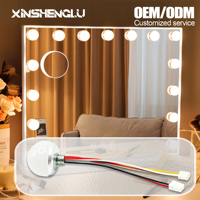 Ampoule LED murale pour miroir de salle de bain |   4W 12V Aluminium intelligent à intensité variable |   Résistant à l'humidité IP41 pour table de maquillage |   Vente en gros XSL-HLU