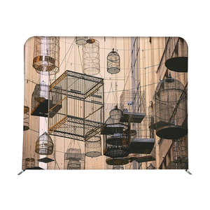 Fondo tensión pared fuerte plegable personalizado venta al por mayor foto telón de fondo soporte para concesionario - Product Image 6