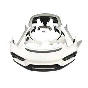 ชุดแต่งคาร์บอนไฟเบอร์ครึ่งคันสำหรับ Porsche <span class=keywords><strong>Cayman</strong></span> <span class=keywords><strong>718</strong></span> 981 982 สภาพใหม่ กันชนหน้า บังโคลน กันชนหลัง สเกิร์ตข้าง - Product Image 2