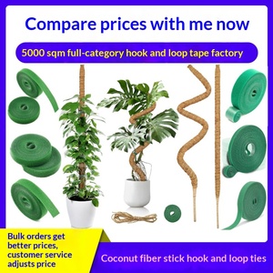 Sangle de <span class=keywords><strong>fixation</strong></span> multifonctionnelle pour plantes grimpantes, en forme de tige de palmier de coco, pour soutien aromatique des Epipremnum et <span class=keywords><strong>fixation</strong></span> de plantes en forme de vigne. - Product Image 4