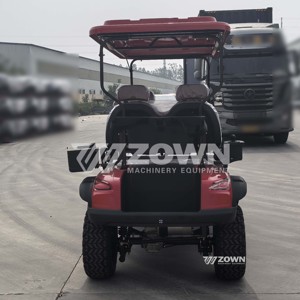 Carrito de Golf Eléctrico de Lujo para 6 Personas, con Marco de Aluminio, Homologado para Circular por la Calle, con Parabrisas, para Clubes y Lugares Turísticos - Product Image 2