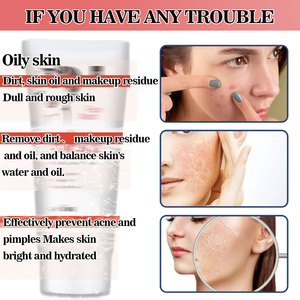 Productos para el Cuidado de <span class=keywords><strong>la</strong></span> Piel al por Mayor, Limpiador Facial, Aclarador de Piel, Limpiador Facial Suave de Ácido Kójico para Limpieza Profunda de Poros y Acné - Product Image 4