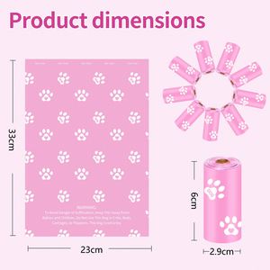 ถุงเก็บอุจจาระสุนัขแบบการ์ตูนรักษ์โลก ย่อยสลายได้เองตามธรรมชาติ - Product Image 2