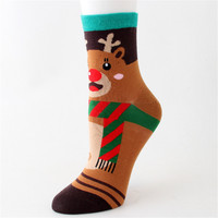 Coréen Nouveau Design Mignon Père Noël Joyeux Noël Chaussettes Femmes